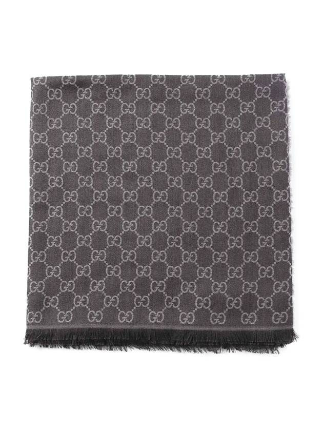 Luxury Gucci Trending 2025 GG Jacquard Square Muffler Brown
