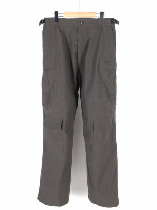 Luxury Balenciaga Unity Sports Icon Cargo Straight Pants Green