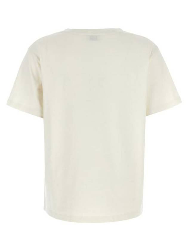 Luxury Saint Laurent Luxury Saint Laurent logo patch crewneck t shirt 810277Y37RY 9502