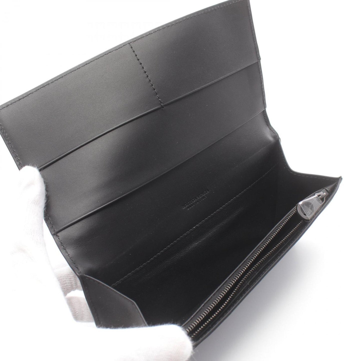 Luxury Bottega Veneta  Leather Long Wallet (Bi-Fold) ()