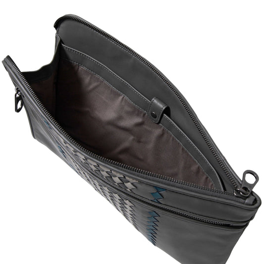 Luxury Bottega Veneta Men's Intrecciato Leather Clutch Bag