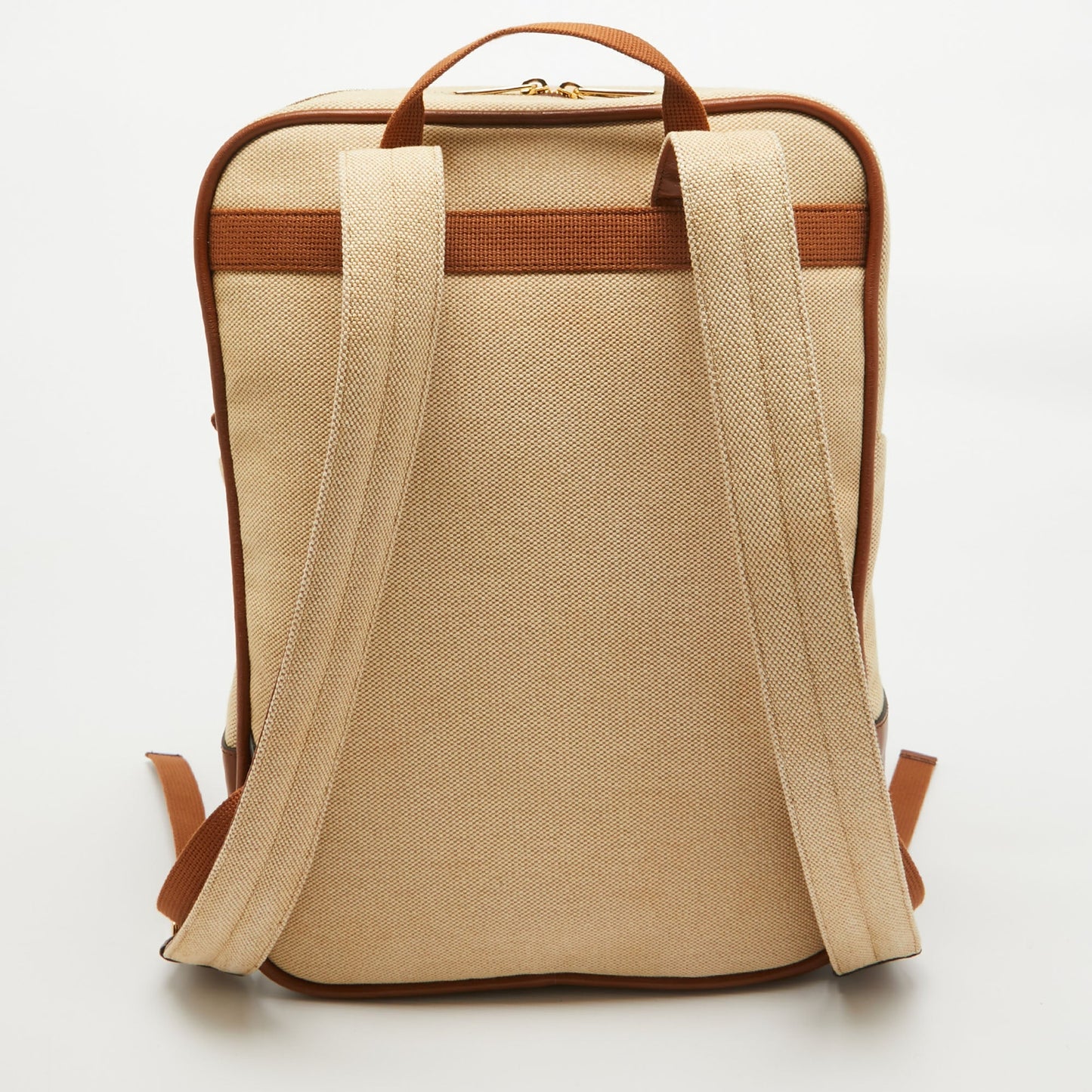 Luxury Gucci Trending 2025 Brown/natural Canvas Vintage Web Backpack