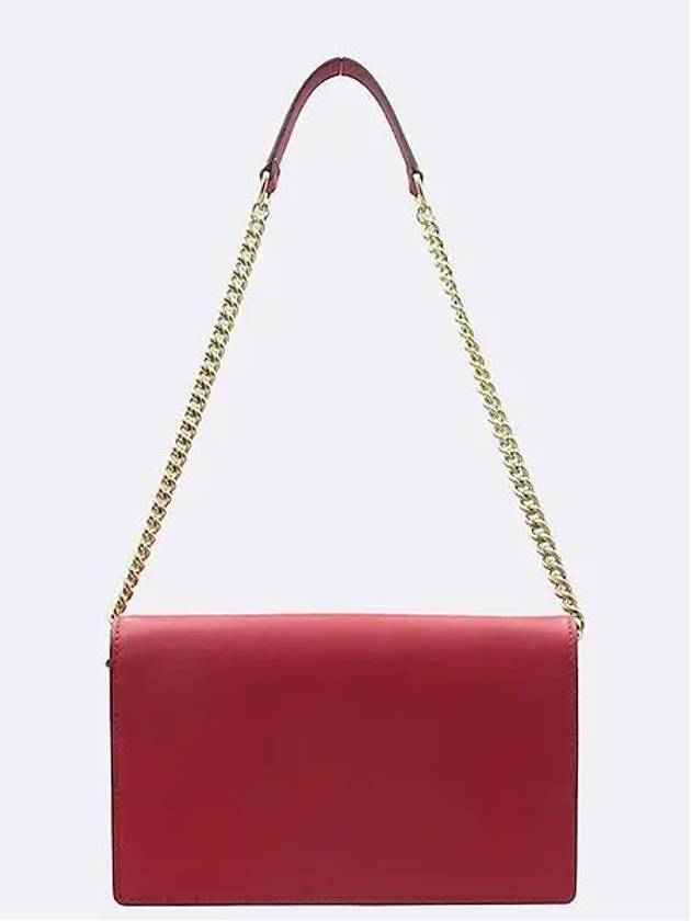 Luxury Gucci Trending 2025 410114 Red color leather WOC long wallet and mini shoulder bag