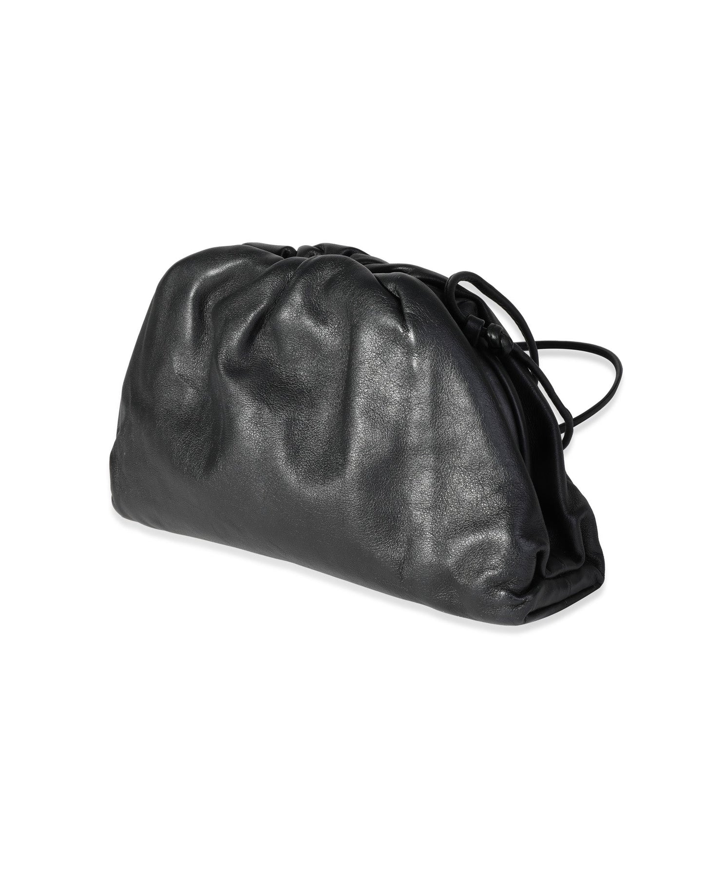 Luxury Bottega Veneta Black Calfskin Mini Pouch Bag
