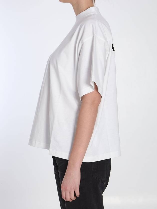 Luxury Balenciaga Cropped logo t-shirt