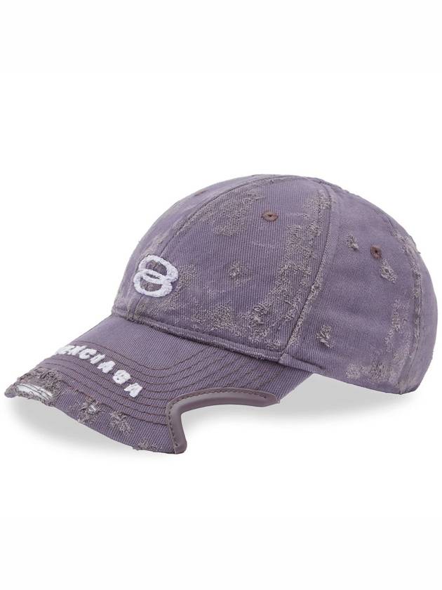 Luxury Balenciaga Unity Sports Icon Ball Cap Purple