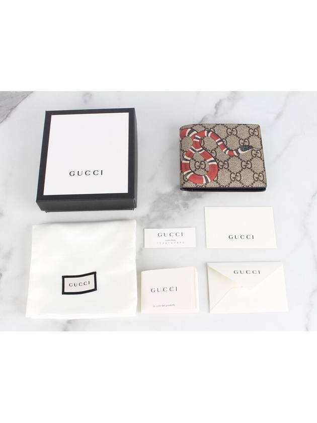 Luxury Gucci Trending 2025 Snake half wallet