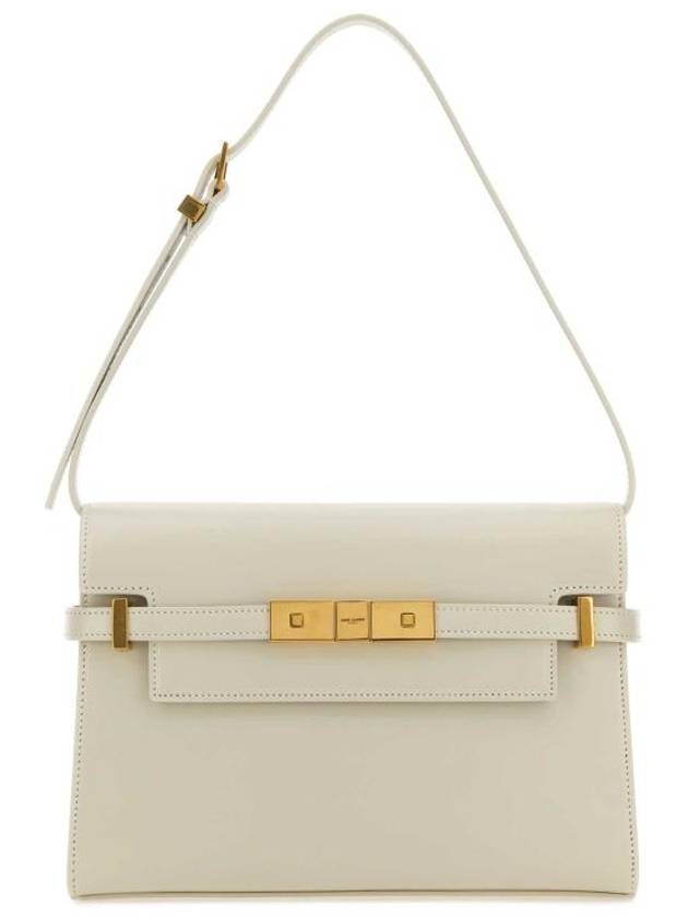 Luxury Saint Laurent Manhattan Small Shoulder Bag Blanc Vintage