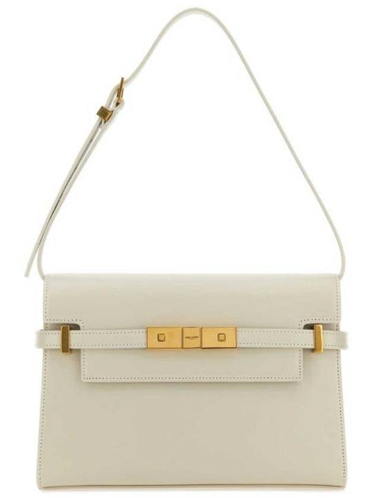 Luxury Saint Laurent Manhattan Small Shoulder Bag Blanc Vintage