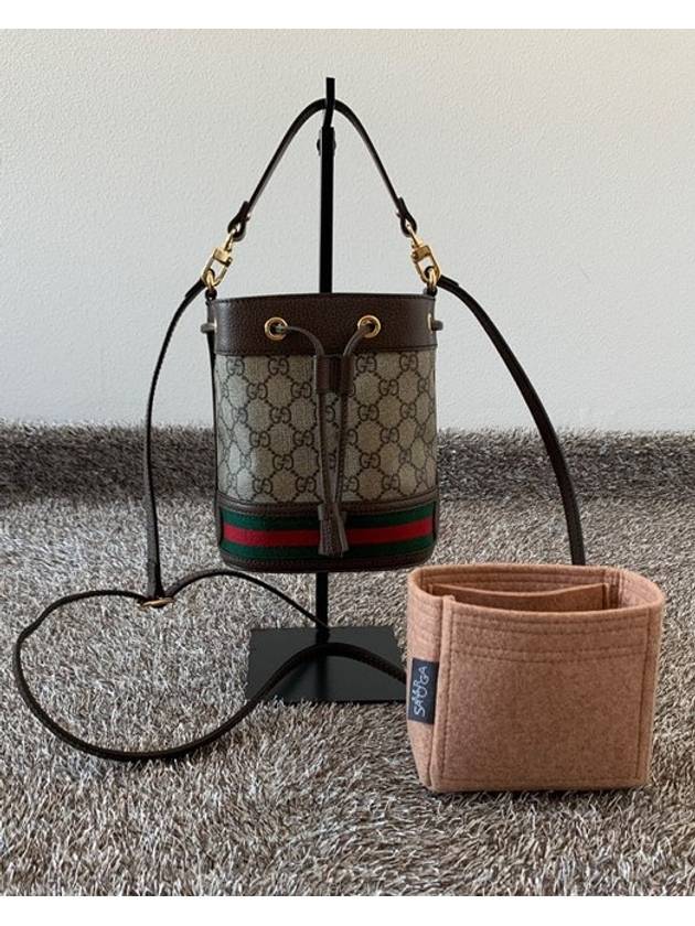 Luxury Gucci Trending 2025 Ophidia GG logo mini bucket bag