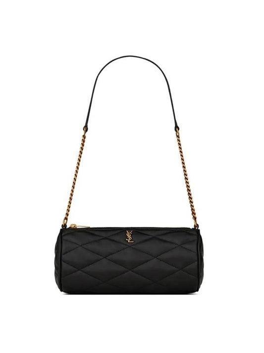 Luxury Saint Laurent Tube Quilting Small Shoulder Bag Black