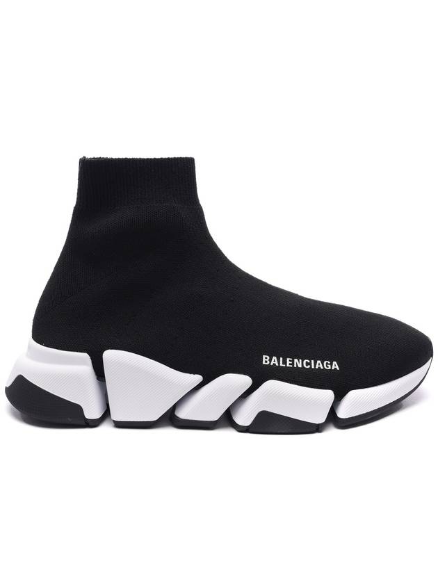 Luxury Balenciaga Speed 2.0 High Top Sneakers Black