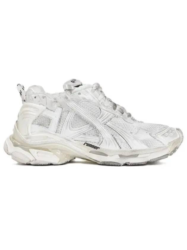 Luxury Balenciaga Runner Low Top Sneakers White