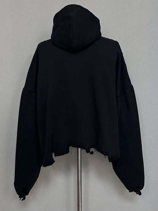 Luxury Balenciaga Unity Sports Icon Cropped Hoodie