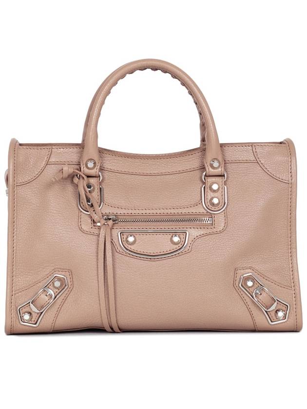 Luxury Balenciaga Metallic Edge Mini City Tote Bag Pink