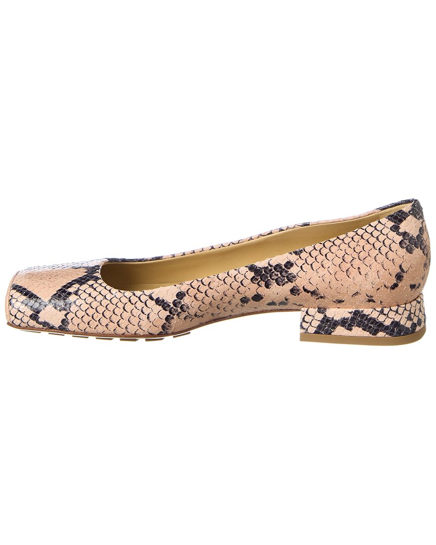 Luxury Bottega Veneta Tower Python Pump