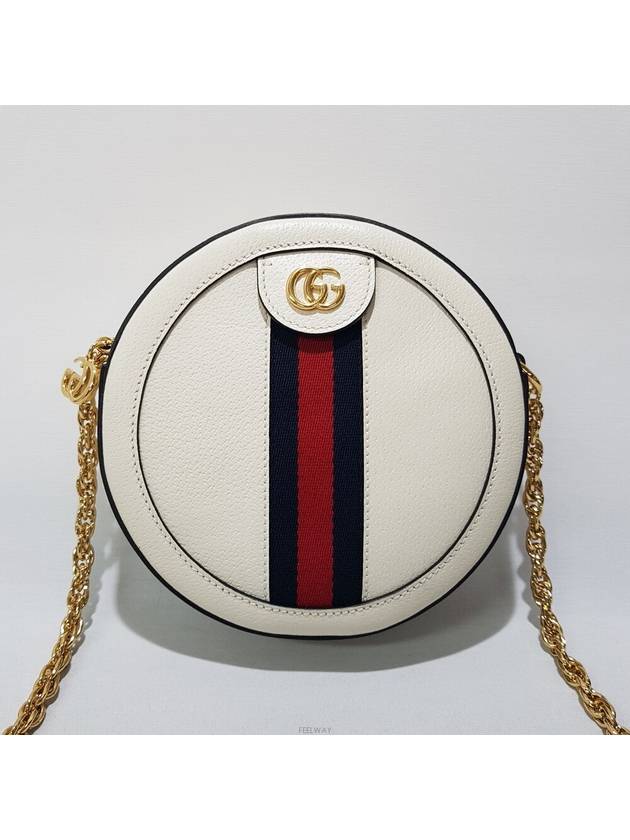 Luxury Gucci Trending 2025 Ophidia mini round tambourine cross bag 550618