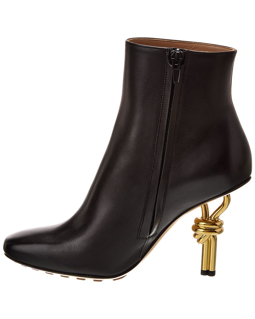 Luxury Bottega Veneta Knot Leather Bootie
