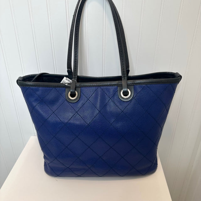 Luxury Chanel Blue Caviar Tote Handbag