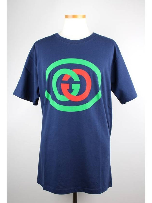 Luxury Gucci Trending 2025 Interlocking G oversized short sleeve t shirt 565806