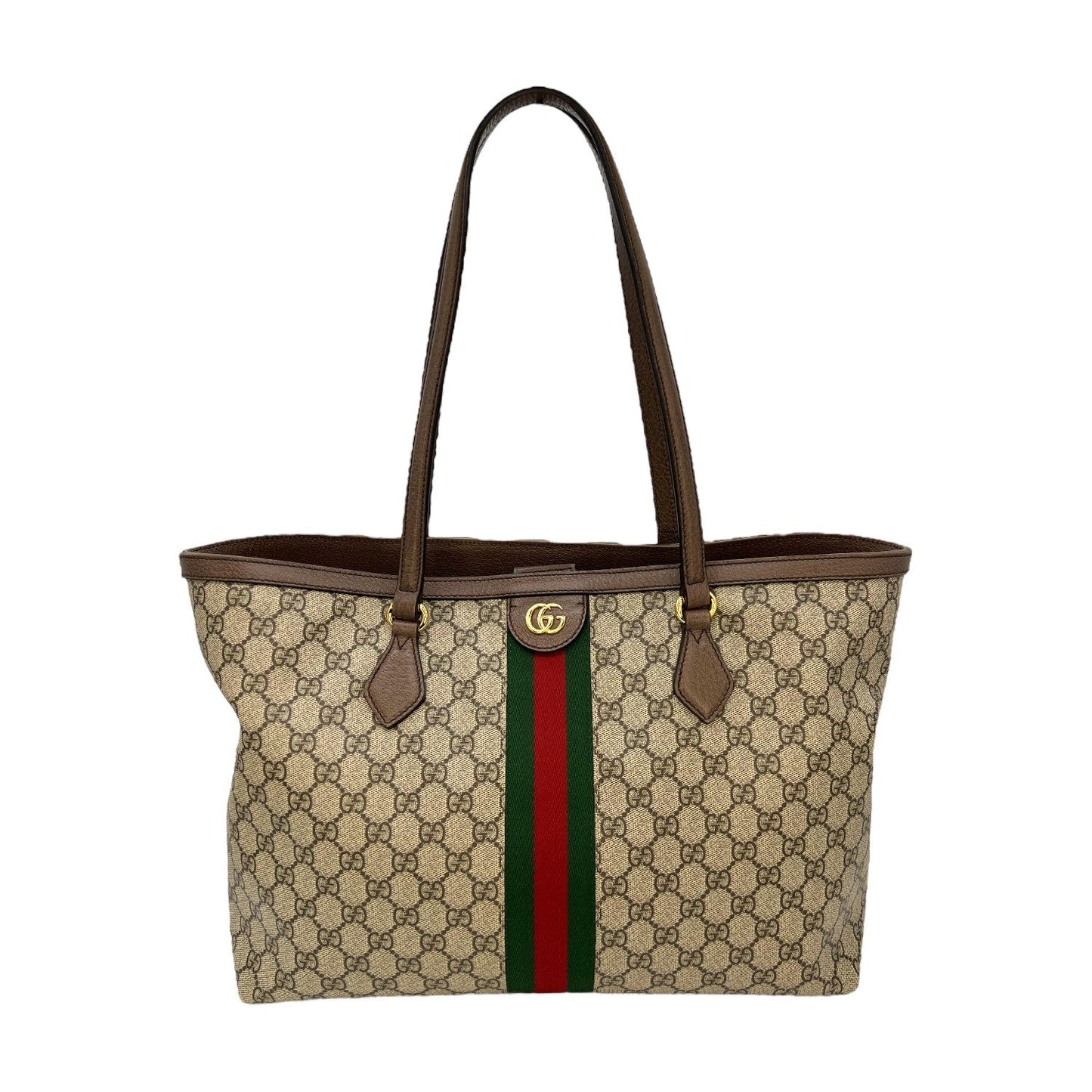 Luxury Gucci GG Supreme Medium Ophidia Tote