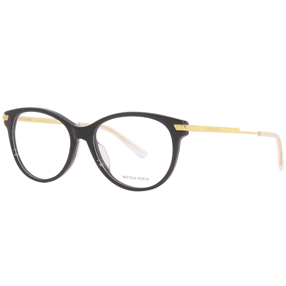 Luxury Bottega Veneta  BV 1039O 001 53mm Womens Cat-Eye Eyeglasses 53mm