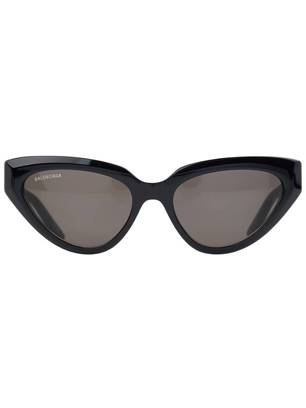 Luxury Balenciaga Eyewear BB Logo Cat Eye Sunglasses Black