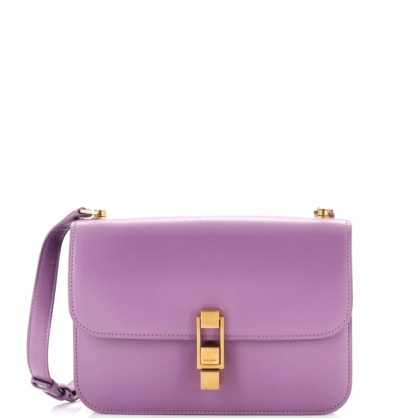 Luxury Saint Laurent Carre Satchel Leather Medium