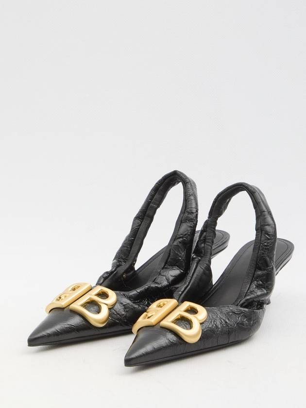 Luxury Balenciaga Monaco 50mm slingback pumps