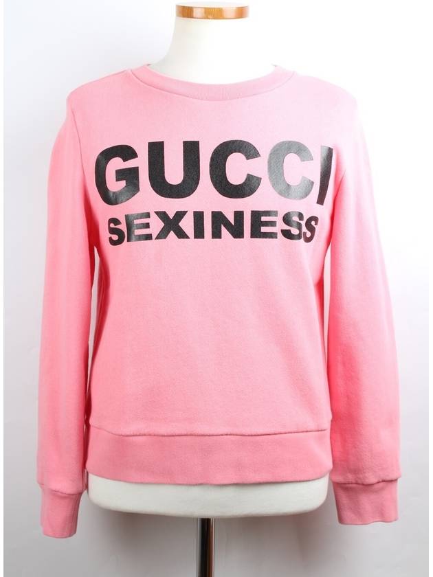 Luxury Gucci Trending 2025 Logo Women s Sweatshirt Pink XXS