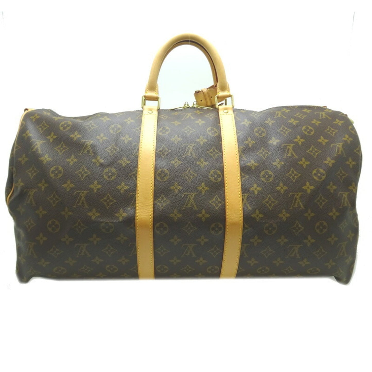 Louis Vuitton Keepall Bandouliere 55  Canvas Travel Bag ()