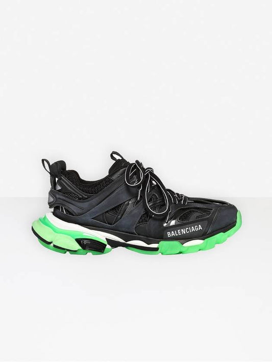 Luxury Balenciaga Track Low Top Sneakers Glow Black