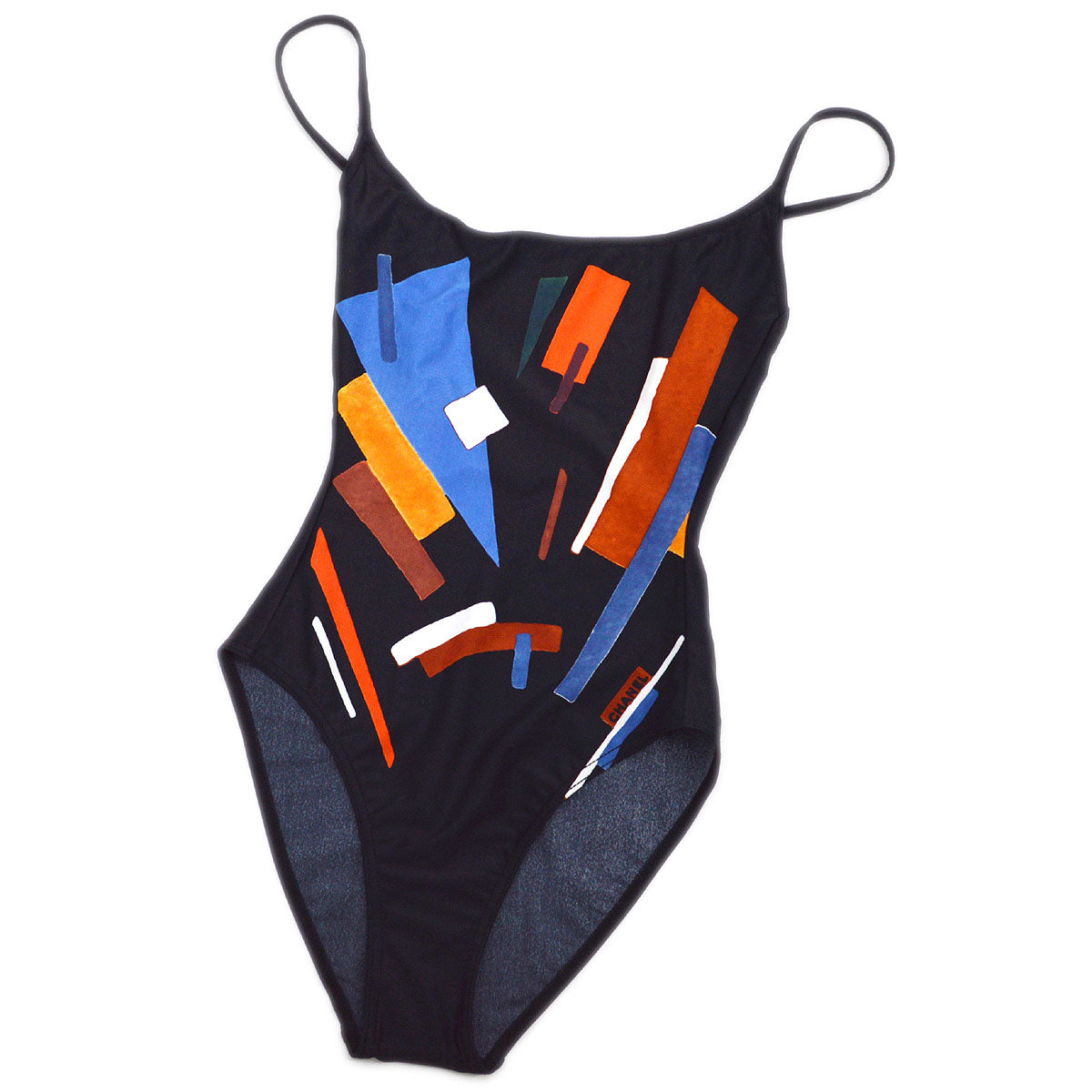Luxury Chanel 1999 geometric print swimsuit #36