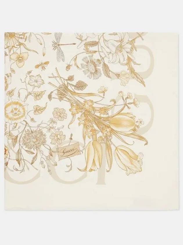 Luxury Gucci Trending 2025 Print Silk Carre 810042 3G001 9279
