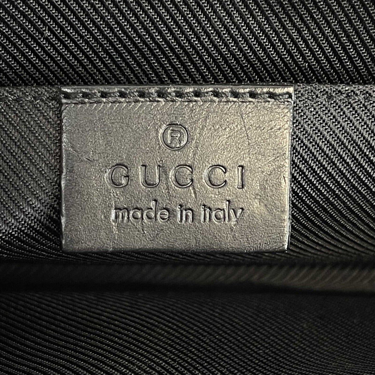 Luxury Gucci - Black GG Monogram Canvas Shoulder Bag