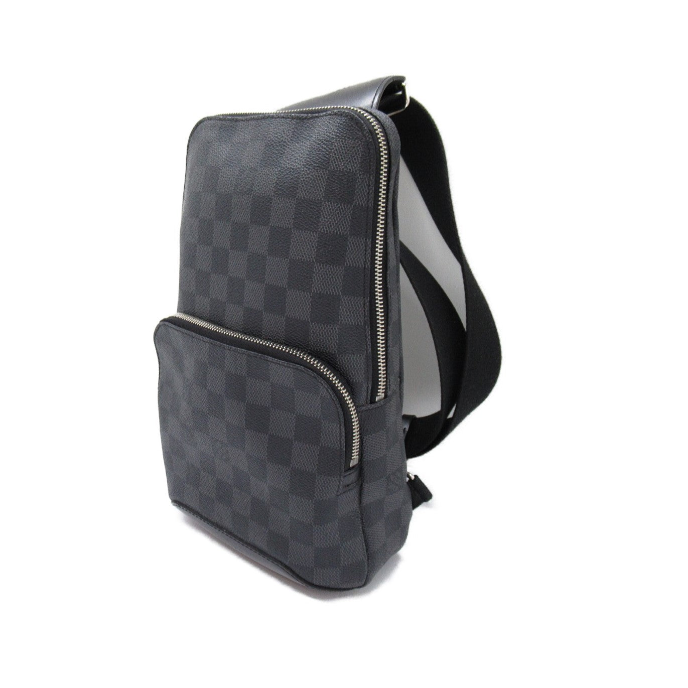 Louis Vuitton Avenue Sling Bag Shoulder Bag Shoulder Bag PVC ted Canvas Damier Graphite  Grey N41719