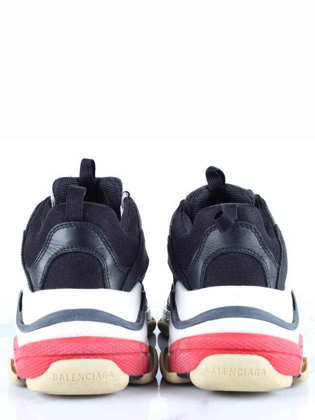 Luxury Balenciaga Triple S Black Red 41 Domestic 260
