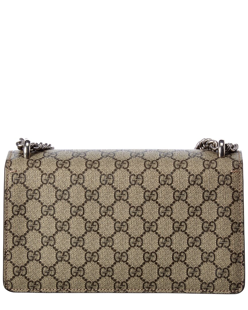 Luxury Gucci Trending 2025 Dionysus Small GG Supreme Canvas & Suede Shoulder Bag
