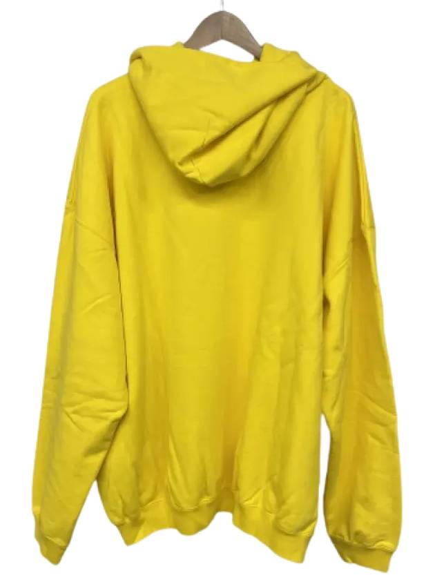 Luxury Balenciaga Logo Print Hoodie Yellow