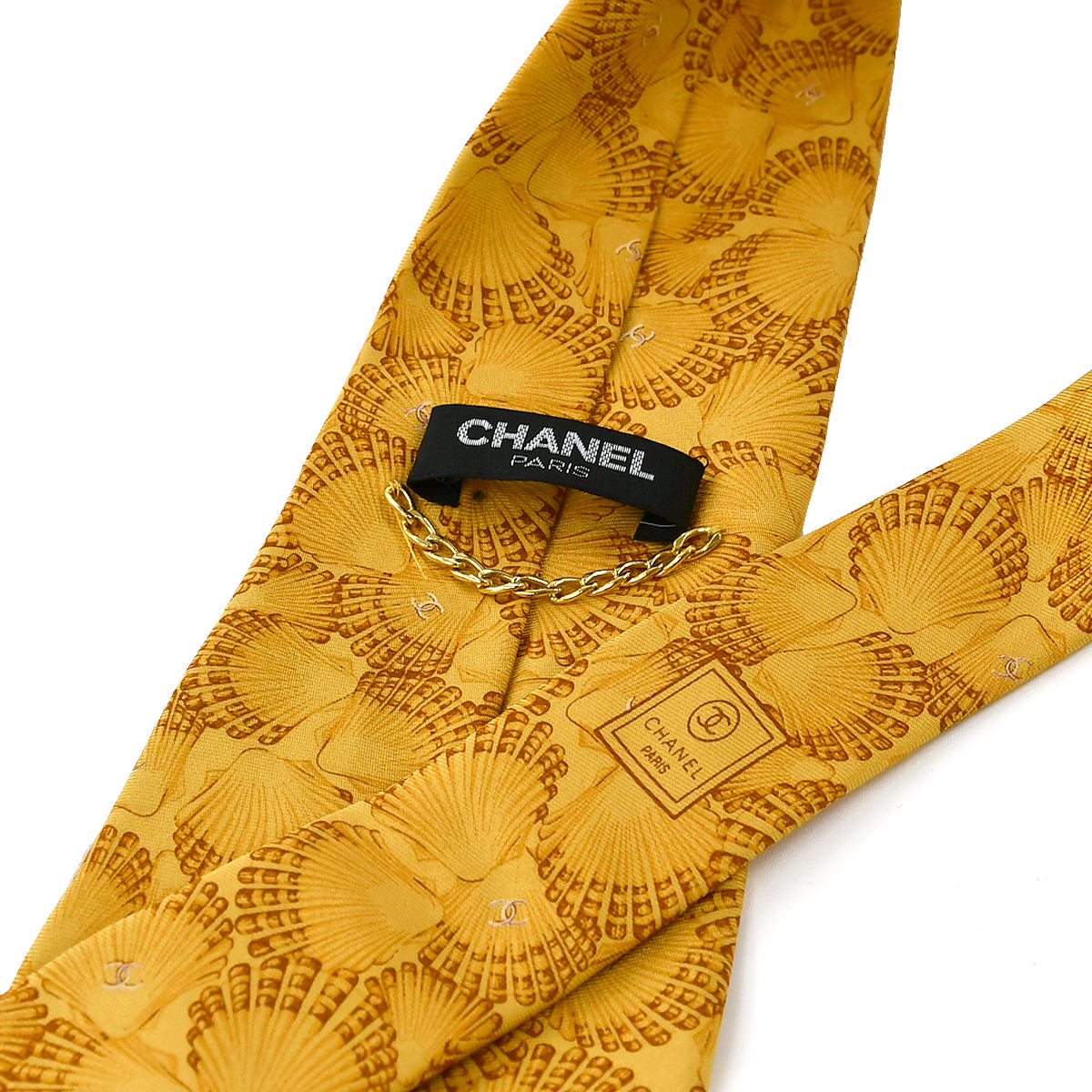 Luxury Chanel Beige Necktie Small New