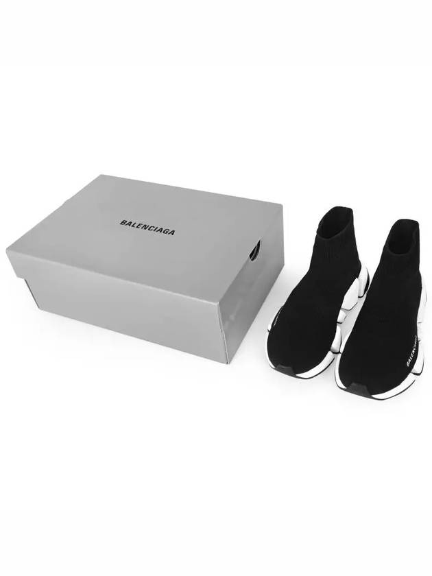 Luxury Balenciaga Speed 2.0 High Top Sneakers Black