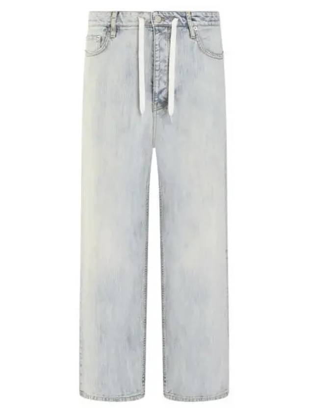 Luxury Balenciaga Denim Straight Jeans Blue