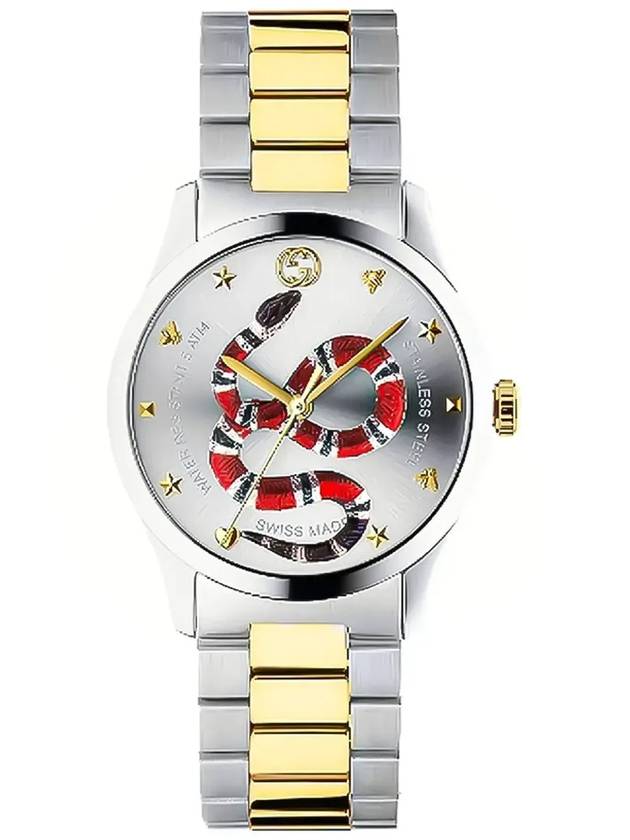 Luxury Gucci Trending 2025 Snake Metal Watch Silver Gold