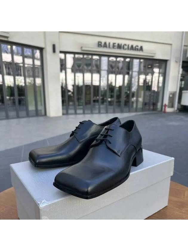 Luxury Balenciaga Work Lace-Up Derby Black