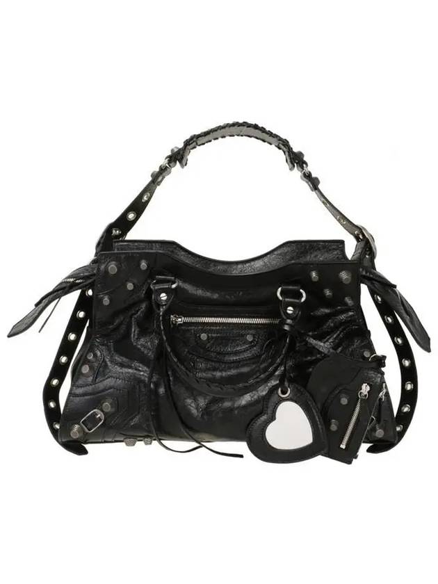 Luxury Balenciaga Neo Cagole City Tote Bag Black