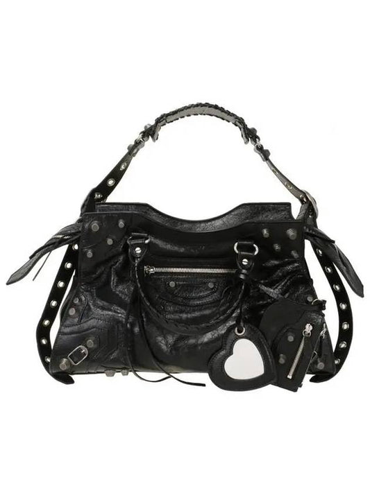 Luxury Balenciaga Neo Cagole City Tote Bag Black