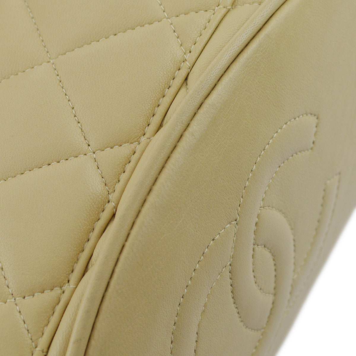 Chanel Beige Lambskin Duma Backpack Large