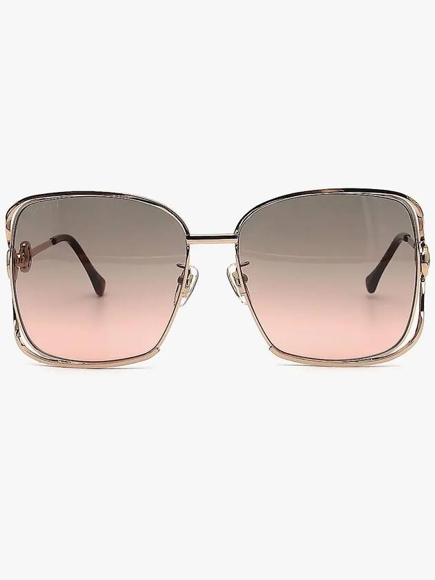 Luxury Gucci Trending 2025 Eyewear Square Metal Sunglasses