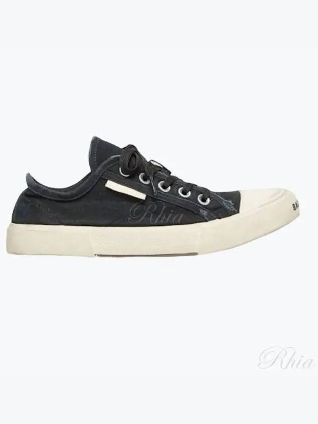 Luxury Balenciaga Paris Low Top Sneakers Black