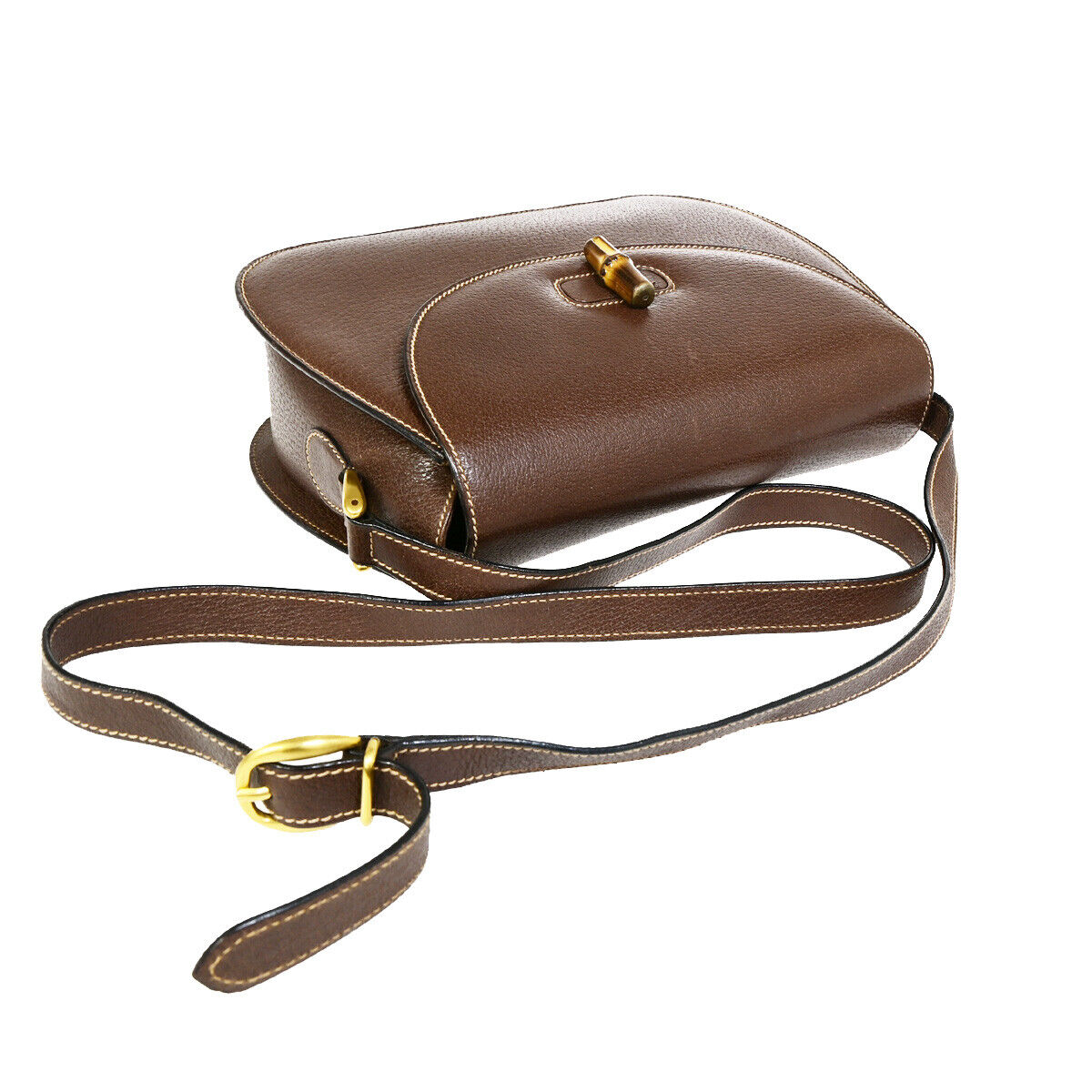 Luxury Gucci Trending 2025 Bamboo  Leather Shoulder Bag ()